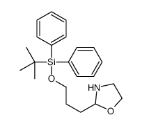 tert-butyl-[3-(1,3-oxazolidin-2-yl)propoxy]-diphenylsilane Structure