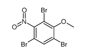 2,4,6-tribromo-3-nitro-anisole Structure