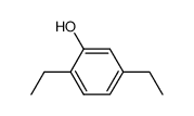 2,5-diethyl phenol Structure