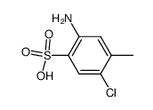 2-氨基-5-氯-4-甲基苯磺酸结构式