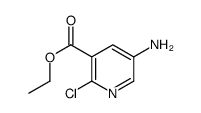 5-氨基-2-氯烟酸乙酯结构式