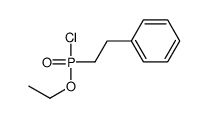 2-[chloro(ethoxy)phosphoryl]ethylbenzene Structure