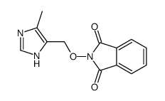 2-[(5-methyl-1H-imidazol-4-yl)methoxy]isoindole-1,3-dione结构式