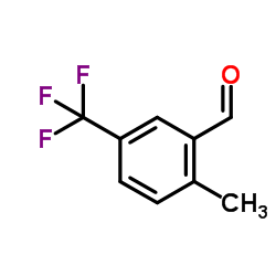 2-甲基-5-(三氟甲基) 苯甲醛结构式