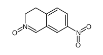 Isoquinoline, 3,4-dihydro-7-nitro-, 2-oxide Structure