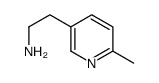 2-(6-methylpyridin-3-yl)ethanamine结构式
