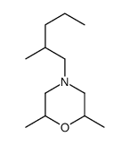 2,6-dimethyl-4-(2-methylpentyl)morpholine Structure