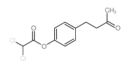 [4-(3-oxobutyl)phenyl] 2,2-dichloroacetate结构式