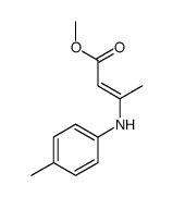 methyl 3-(4-methylanilino)but-2-enoate结构式
