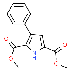Dimethyl-3-phenylpyrrole-2,5-dicarboxylate Structure
