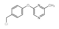 2-[4-(氯甲基)苯氧基]-6-甲基吡嗪结构式