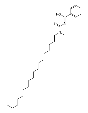 N-[methyl(octadecyl)carbamothioyl]benzamide Structure