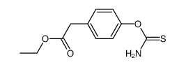 ethyl 2-(4-(carbamothioyloxy)phenyl)acetate Structure