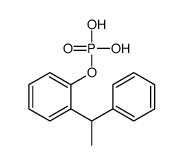 2-(1-phenylethyl)phenyl dihydrogen phosphate结构式