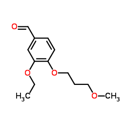 3-ethoxy-4-(3-methoxypropoxy)benzaldehyde structure