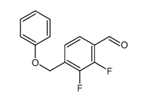 2,3-二氟-4-(苯氧基甲基)苯甲醛结构式