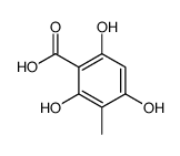 2,4,6-trihydroxy-3-methylbenzoic acid结构式