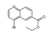 4-溴喹啉-6-羧酸乙酯结构式
