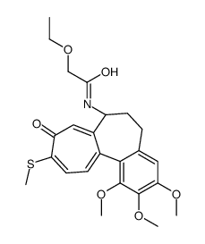 2-ethoxy-N-[(7S)-1,2,3-trimethoxy-10-methylsulfanyl-9-oxo-6,7-dihydro-5H-benzo[a]heptalen-7-yl]acetamide Structure