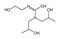 3-(2-hydroxyethyl)-1,1-bis(2-hydroxypropyl)urea Structure