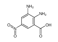 2,3-二氨基-5-硝基苯甲酸结构式