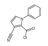 3-cyano-1-phenyl-pyrrole-2-carbonyl chloride结构式