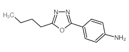 4-(5-BUTYL-1,3,4-OXADIAZOL-2-YL)PHENYLAMINE Structure