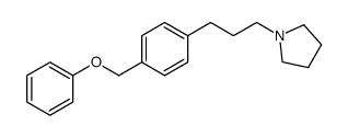 1-[3-[4-(phenoxymethyl)phenyl]propyl]pyrrolidine Structure