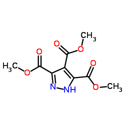 Trimethyl 1H-pyrazole-3,4,5-tricarboxylate Structure