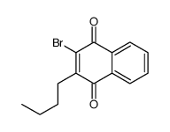 2-bromo-3-butylnaphthalene-1,4-dione Structure