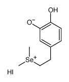 2-(3,4-dihydroxyphenyl)ethyl-dimethylselanium,iodide结构式