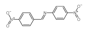 Benzenamine,4-nitro-N-[(4-nitrophenyl)methylene]- Structure