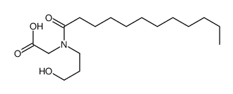 2-[dodecanoyl(3-hydroxypropyl)amino]acetic acid结构式