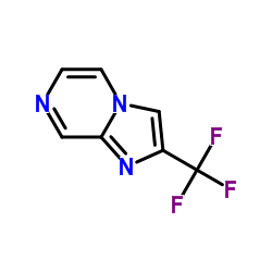 2-三氟甲基咪唑并[1,2-A]吡嗪结构式