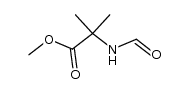 Alanine, N-formyl-2-methyl-, methyl ester (9CI) Structure