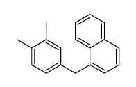 1-[(3,4-dimethylphenyl)methyl]naphthalene结构式