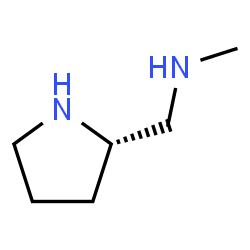(S)-N-甲基-1-(吡咯烷-2-基)甲胺结构式