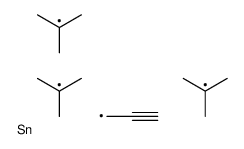 tritert-butyl(prop-2-ynyl)stannane Structure