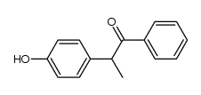 2-(4-hydroxyphenyl)-1-phenylpropan-1-one Structure