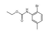 ethyl 2-bromo-5-methylcarbanilate Structure