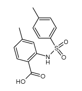 4-methyl-2-(4-methylphenylsulfonamido)benzoic acid Structure