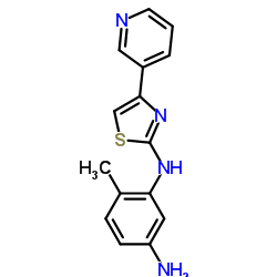 4-甲基-N3-[4-(3-吡啶基)-2-噻唑基]-1,3-苯二胺二盐酸盐结构式