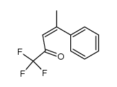(Z)-4-phenyl-1,1,1-trifluoropent-3-en-2-one结构式