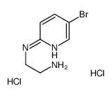 2-N-(2-氨基乙基)-氨基-5-溴吡啶双盐酸盐结构式
