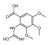 2-(carbamoylamino)-3,4,5-trimethoxybenzoic acid结构式