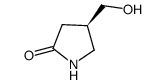 (4R)-4-(hydroxyMethyl)-2-Pyrrolidinone Structure