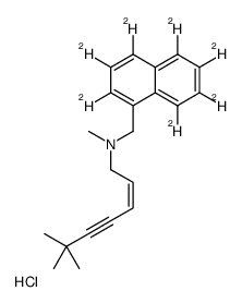 Terbinafine-d7 Structure