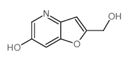 2-(羟基甲基)呋喃并[3,2-b]吡啶-6-醇结构式