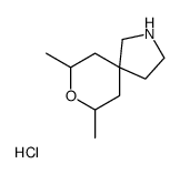 7,9-二甲基-8-噁-2-氮杂螺[4.5]癸烷盐酸盐结构式