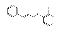 1-iodo-2-[(3-phenylprop-2-enyl)oxy]benzene结构式